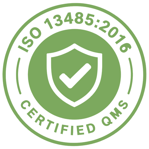 badge iso13485 2016 green